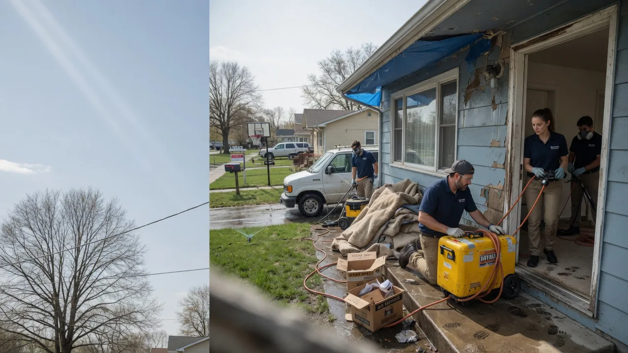 Basement Flood Cleanup in Carbondale, KS near me